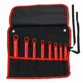 Wiha Tools 21095 Insulated Box End Wrench Set 8 Pieces