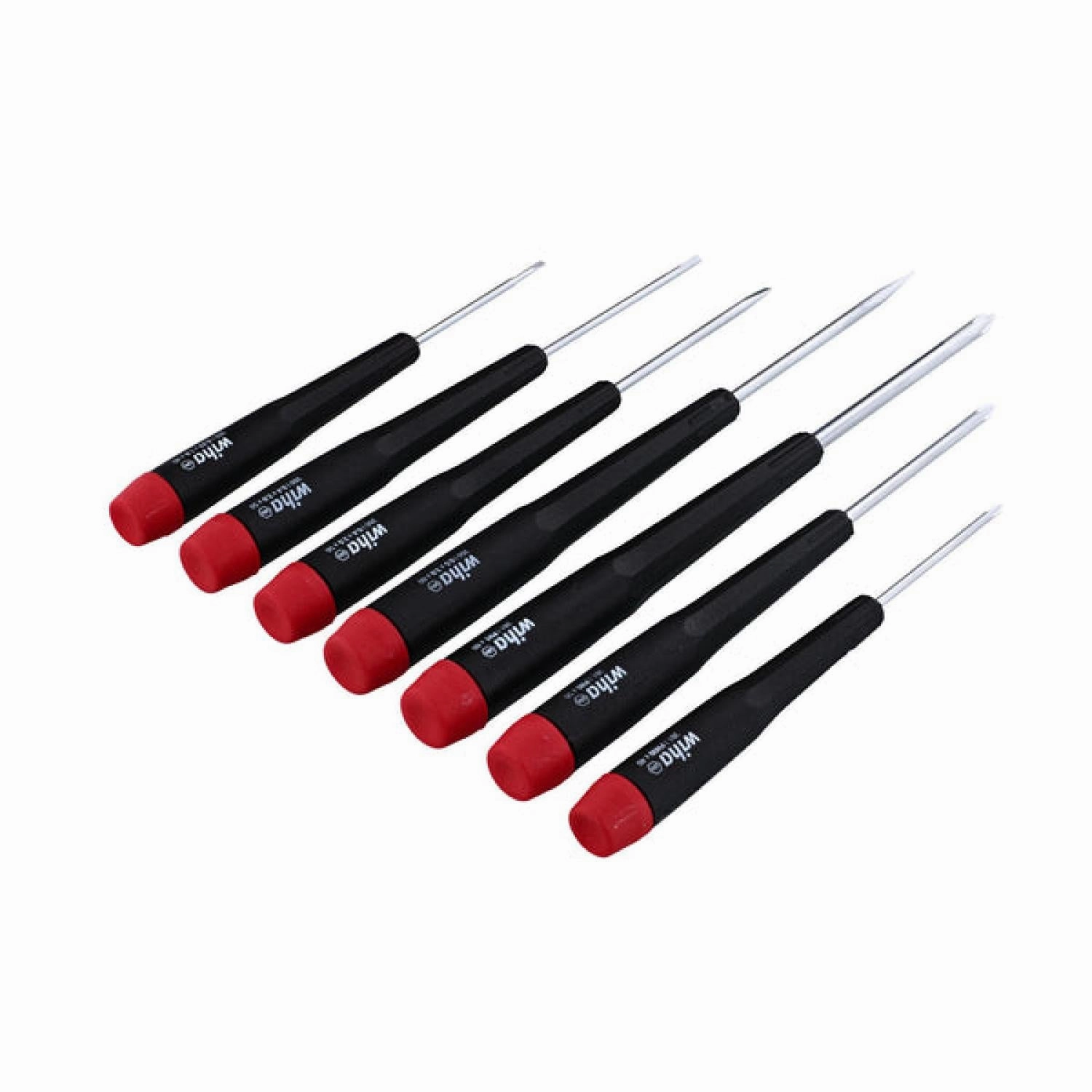 Wiha Tools 26197 Precision Slotted and Phillips Screwdriver Set, 7 Pc.
