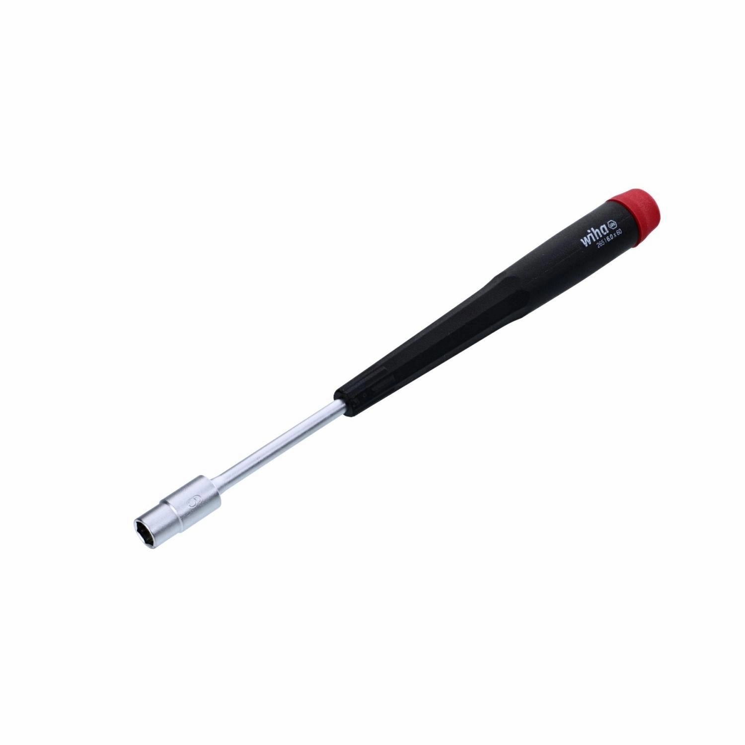 Wiha Tools 26560 Precision Nut Driver, 6.0 mm x 60 mm