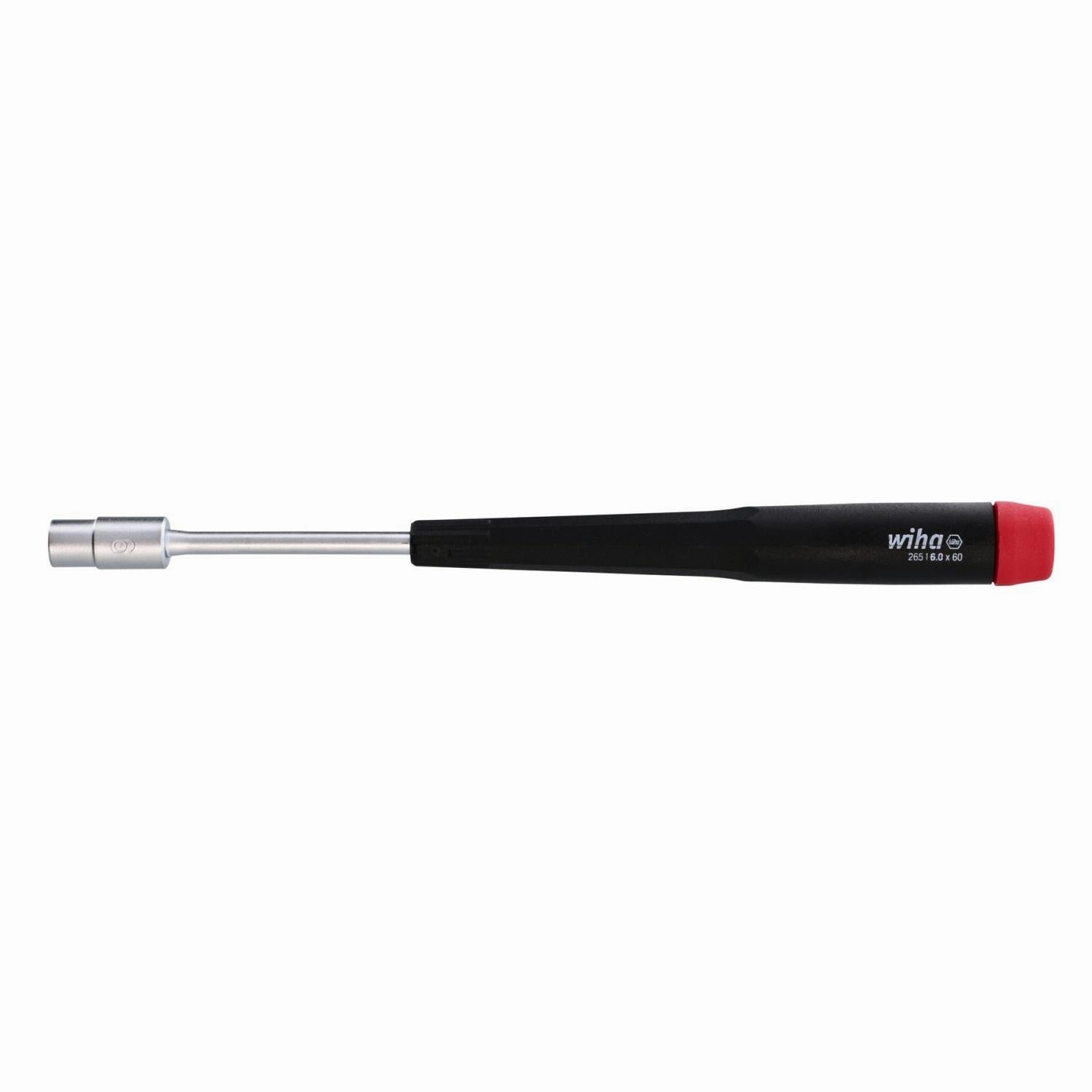 Wiha Tools 26560 Precision Nut Driver, 6.0 mm x 60 mm