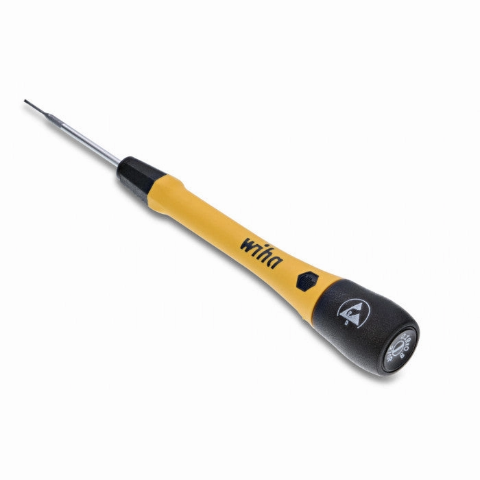 Wiha Tools 27270 ESD Safe PicoFinish Precision Screwdriver - Slotted .8mm x 40mm