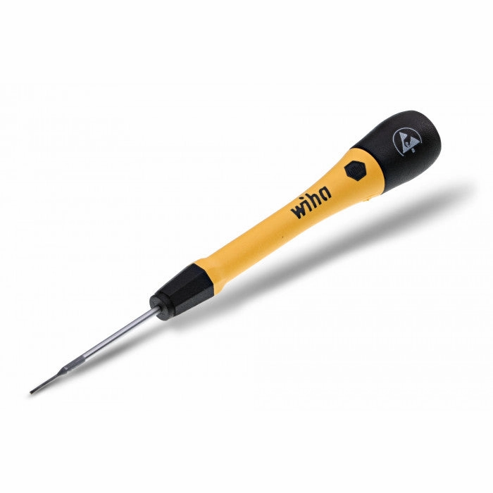 Wiha Tools 27270 ESD Safe PicoFinish Precision Screwdriver - Slotted .8mm x 40mm
