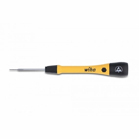 Wiha Tools 27270 ESD Safe PicoFinish Precision Screwdriver - Slotted .8mm x 40mm