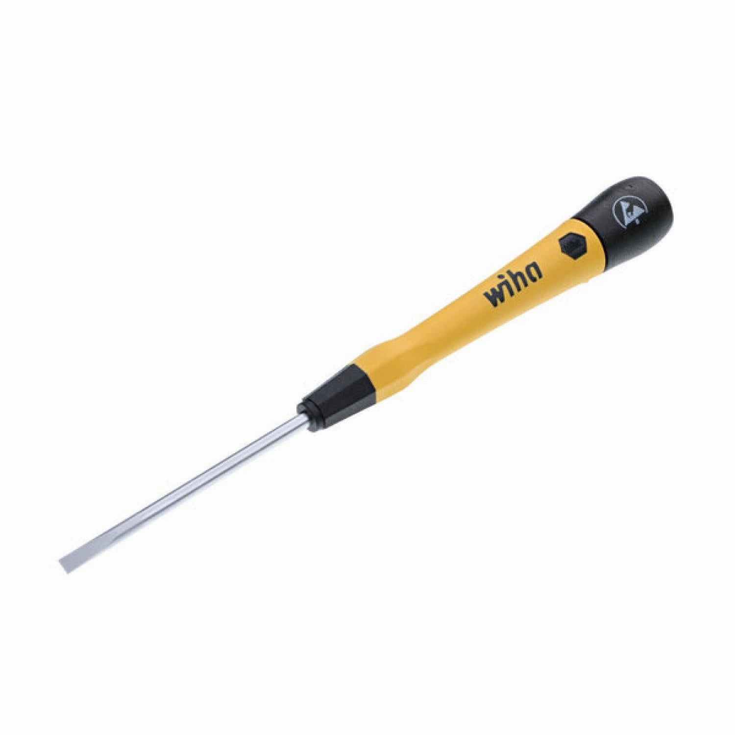 Wiha Tools 27280 ESD Safe PicoFinish Precision Screwdriver - Slotted 3.5mm x 60mm