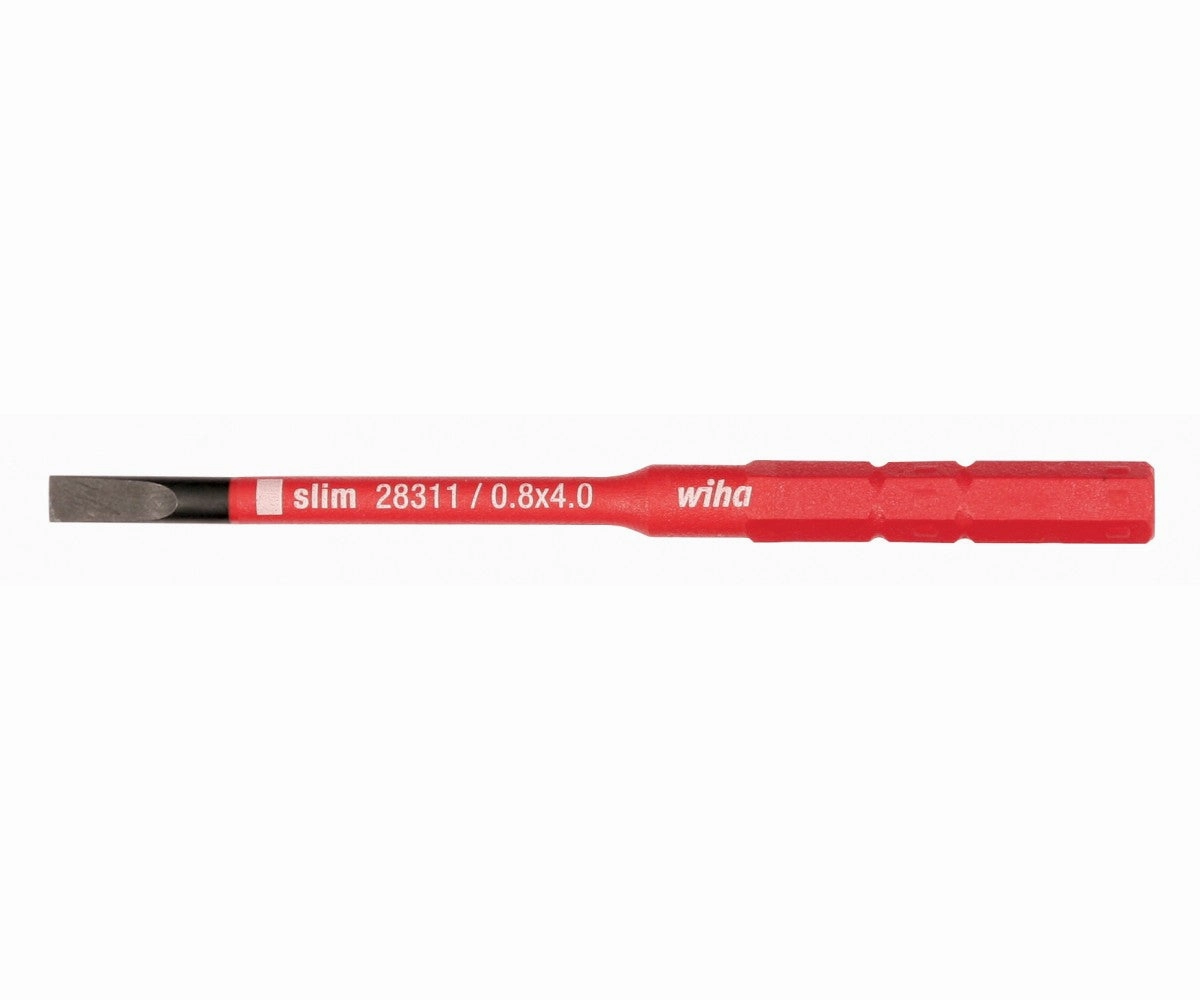 Wiha Tools 28425 Insulated SlimLine Slotted Blade 3.0mm