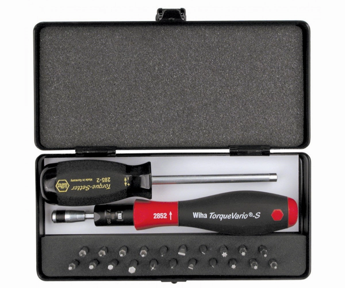 Wiha Tools 28590 24 Piece TorqueVario-S MicroBits Set