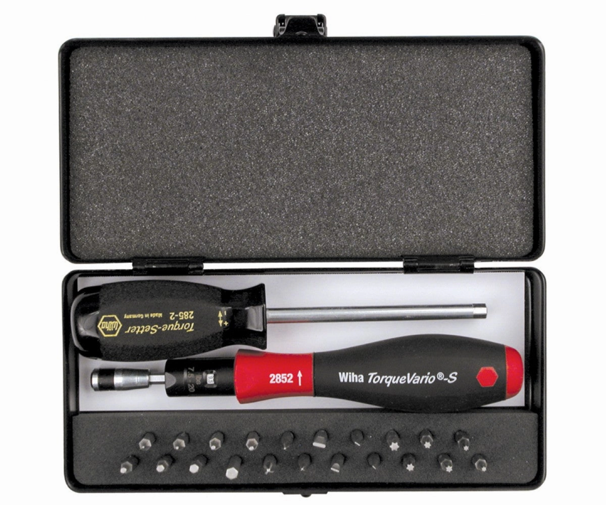 Wiha Tools 28593 24 Piece TorqueVario-S MicroBits Set