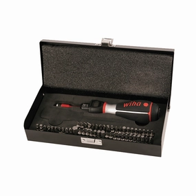 Wiha Tools 28896 52 Piece Digital iTorque Box Set 9-45 in-lbs. (1.0-5.1 Nm)