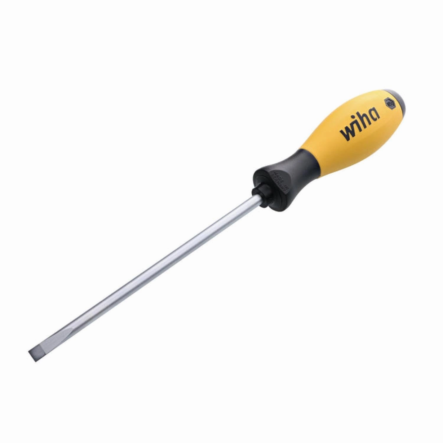 Wiha Tools 30248 ESD SoftFinish Slotted Screwdriver, 6.5 mm x 150 mm