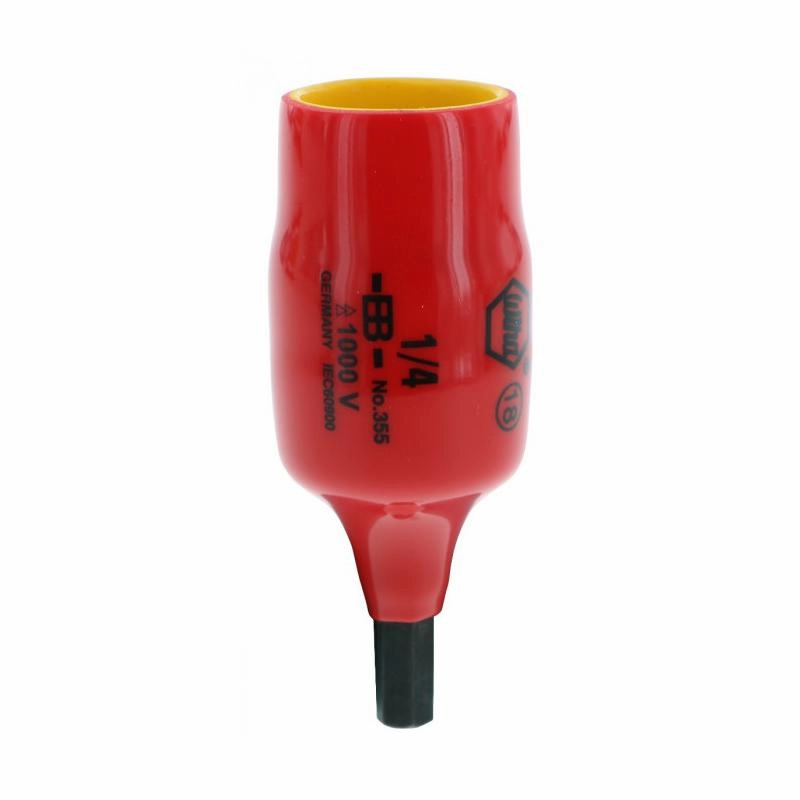 Wiha Tools 31830 Insulated Hex Socket 1/2" Drive 1/4 Inch