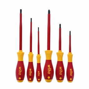 Wiha Tools 32092 6 Piece Insulated Slotted and Phillips Screwdriver Set