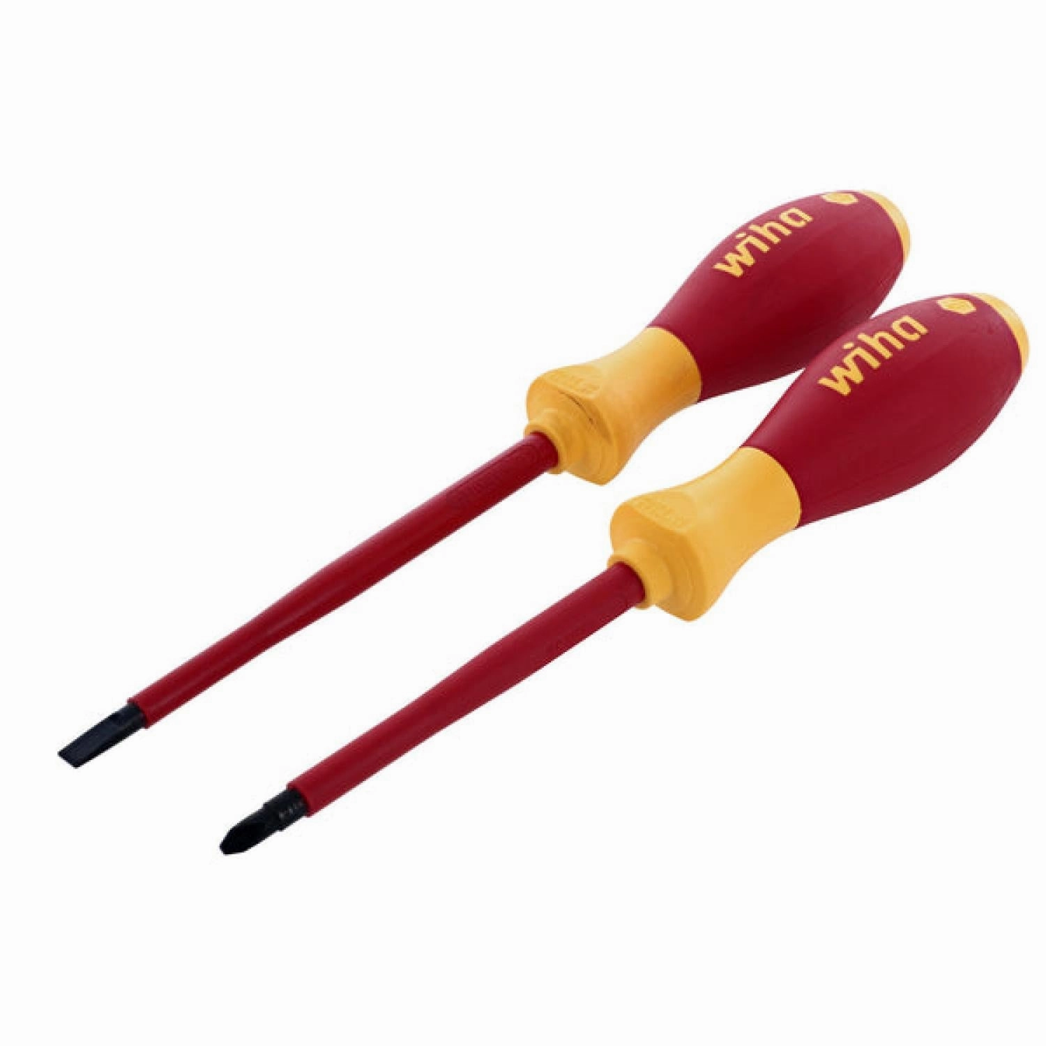Wiha Tools 32105 Insulated 5.5mm Slotted   #2 Phillips Screwdriver Set