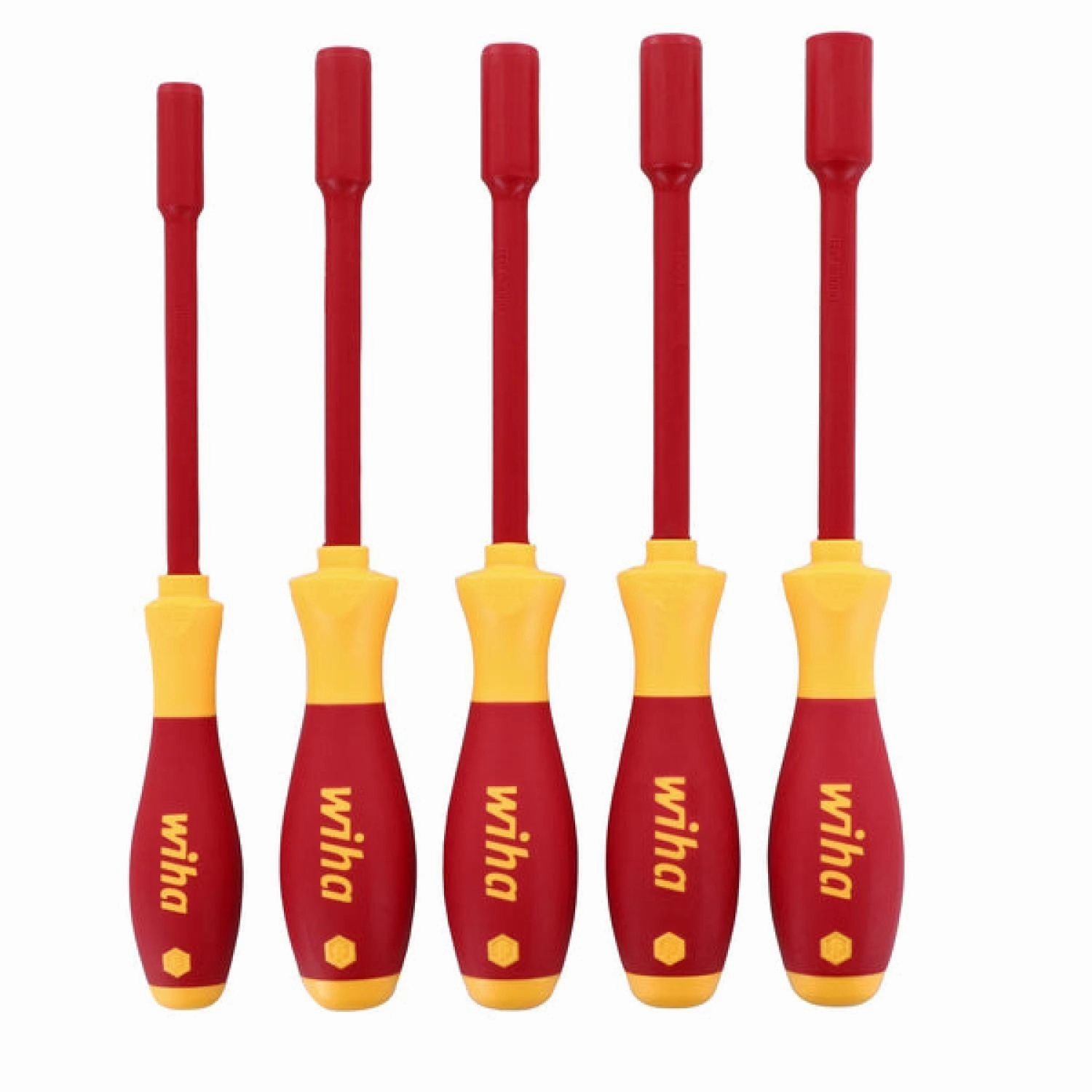 Wiha Tools 32291 Insulated Metric Nut Driver Set, 5 Pc.