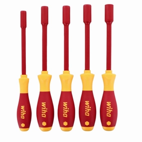 Wiha Tools 32291 Insulated Metric Nut Driver Set, 5 Pc.