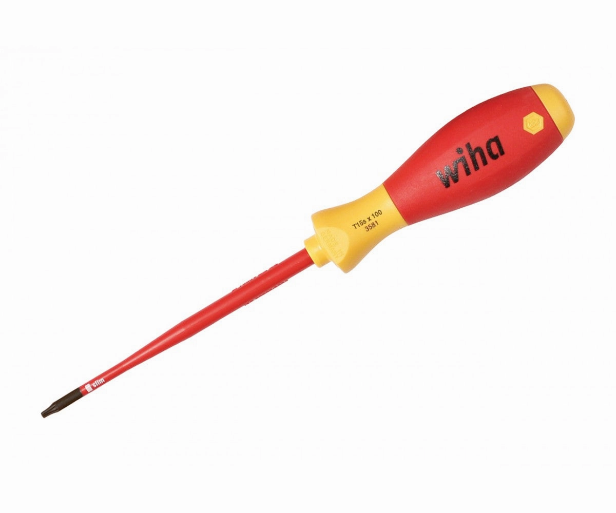 Wiha Tools 32518 Insulated SlimLine Security TORX Screwdriver, T30s x 125 mm