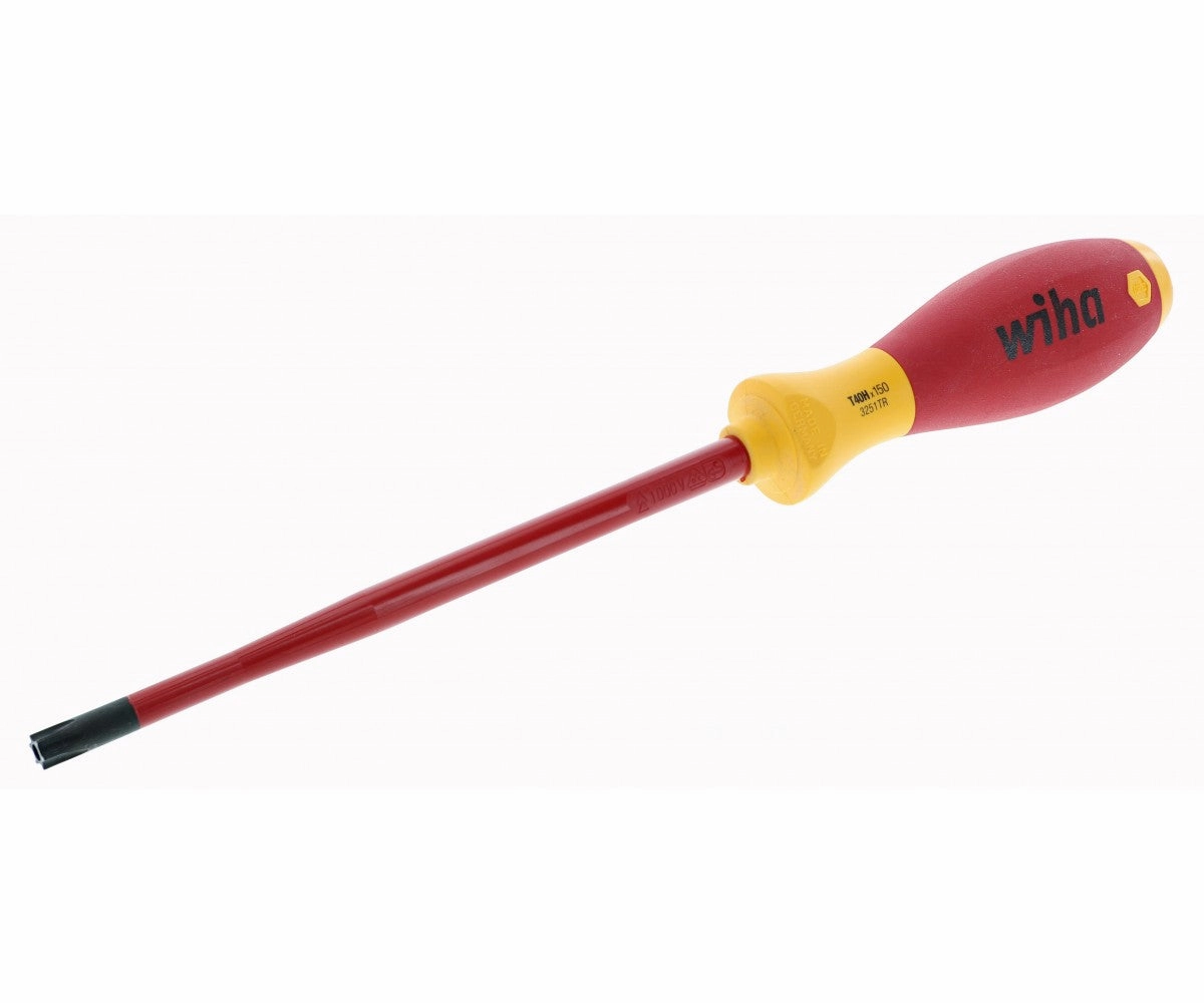 Wiha Tools 32519 Insulated SlimLine Security TORX Screwdriver, T40s x 150 mm