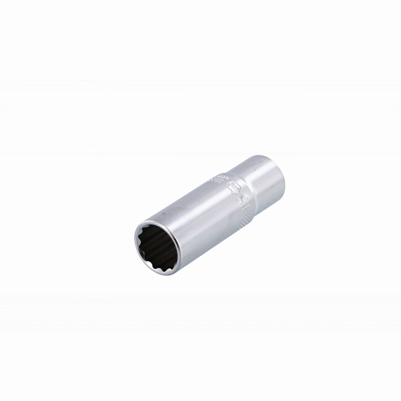 Wiha Tools 33758 12 Point 3/8 Inch Drive Deep Socket 15 mm