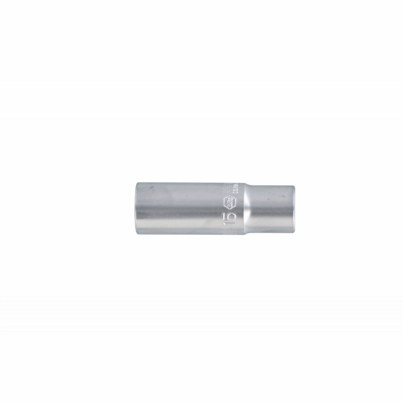 Wiha Tools 33758 12 Point 3/8 Inch Drive Deep Socket 15 mm
