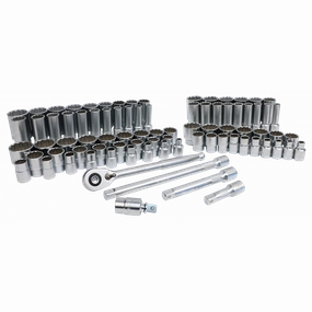 Wiha Tools 33899 84 Piece Professional Socket Set - 1/2 Drive - Metric and SAE
