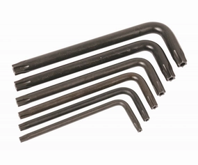 Wiha Tools 36391 Security TORX Short Arm L - Key Set, 6 Pc.