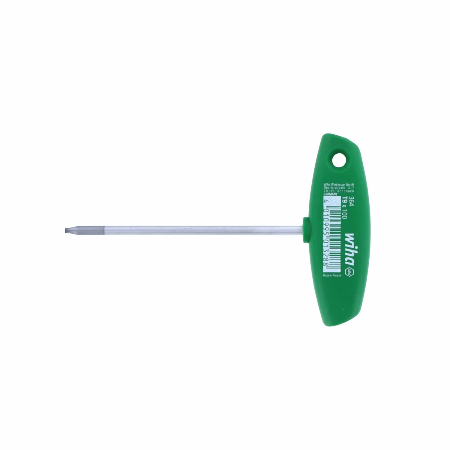 Wiha Tools 36409 TORX T-Handle, T9 x 100 mm