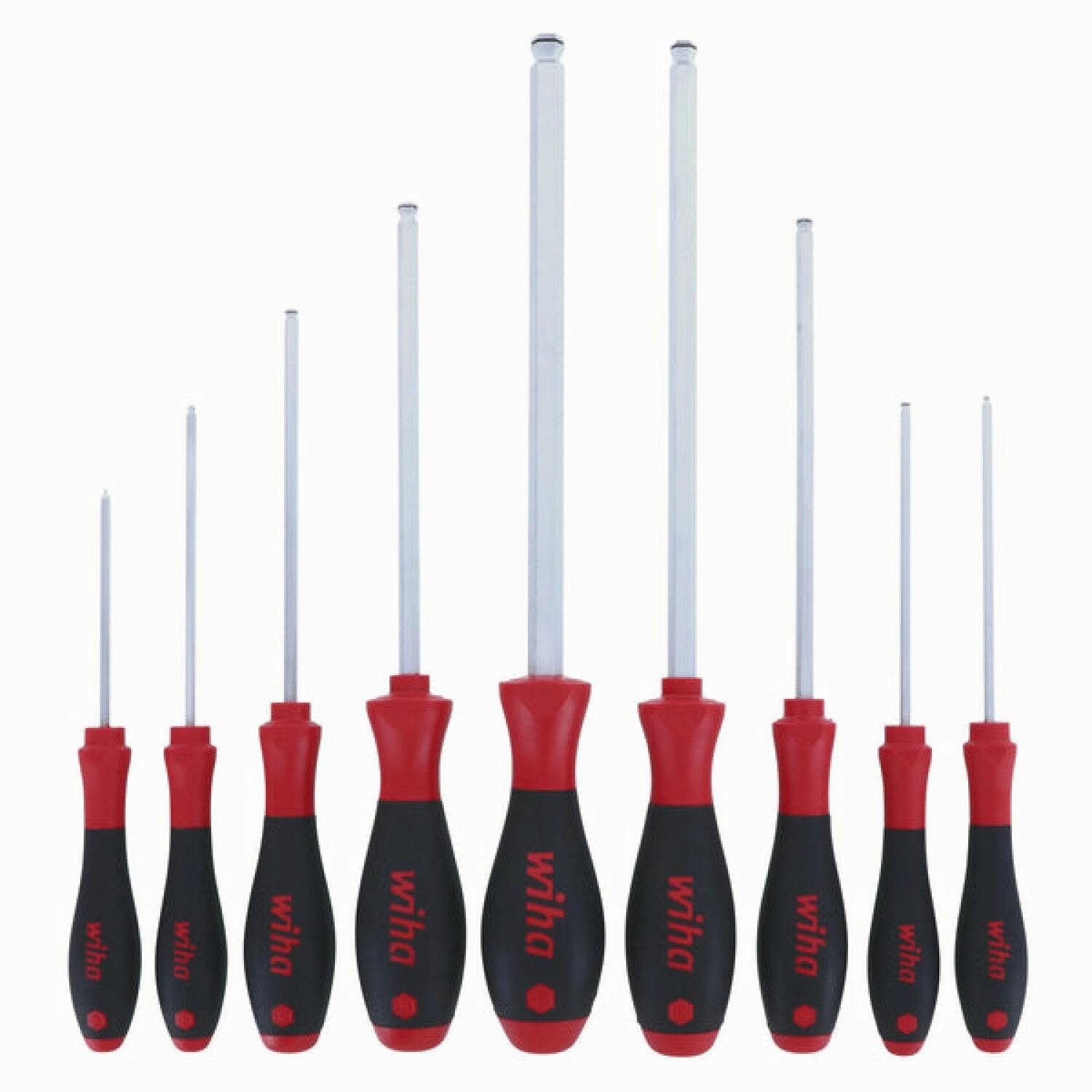 Wiha Tools 36790 9 Piece MagicRing Ball End Hex Metric Driver Set