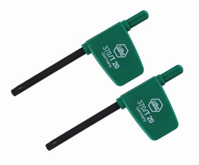 Wiha Tools 37009 TORX Flag Handle Screwdriver, T9 x 40 mm, 2 Pk.