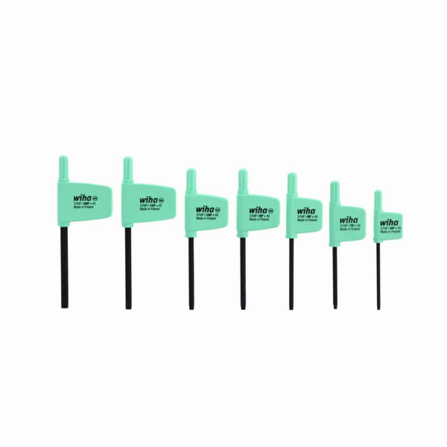 Wiha Tools 37092 7 Piece TORX Plus Flag Handle Stand Set