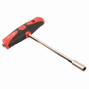 Wiha Tools 38802 SoftGrip T-Handle Dual Drive 1/4" Bit Holder