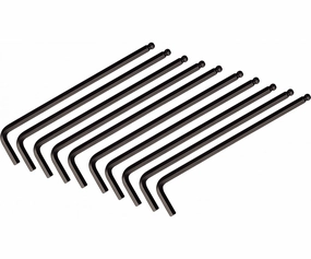 Wiha Tools 46721 Ball End Mid-Length Hex L - Key, 7/32", 10 Pk.