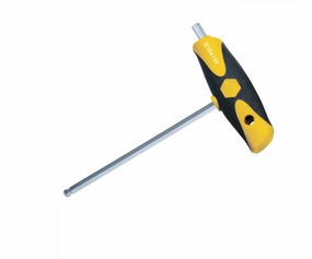 Wiha Tools 54007 3/32" Soft Grip Ball End Hex SAE Dual Drive T-handle