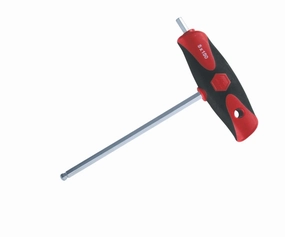 Wiha Tools 54062 Soft Grip Dual Drive Ball End Hex T-Handle 6.0mm