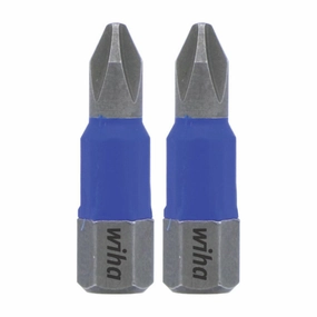 Wiha Tools 70002 TerminatorBlue Impact Bit Phillips #2 - 1 Inch - 2 Pack
