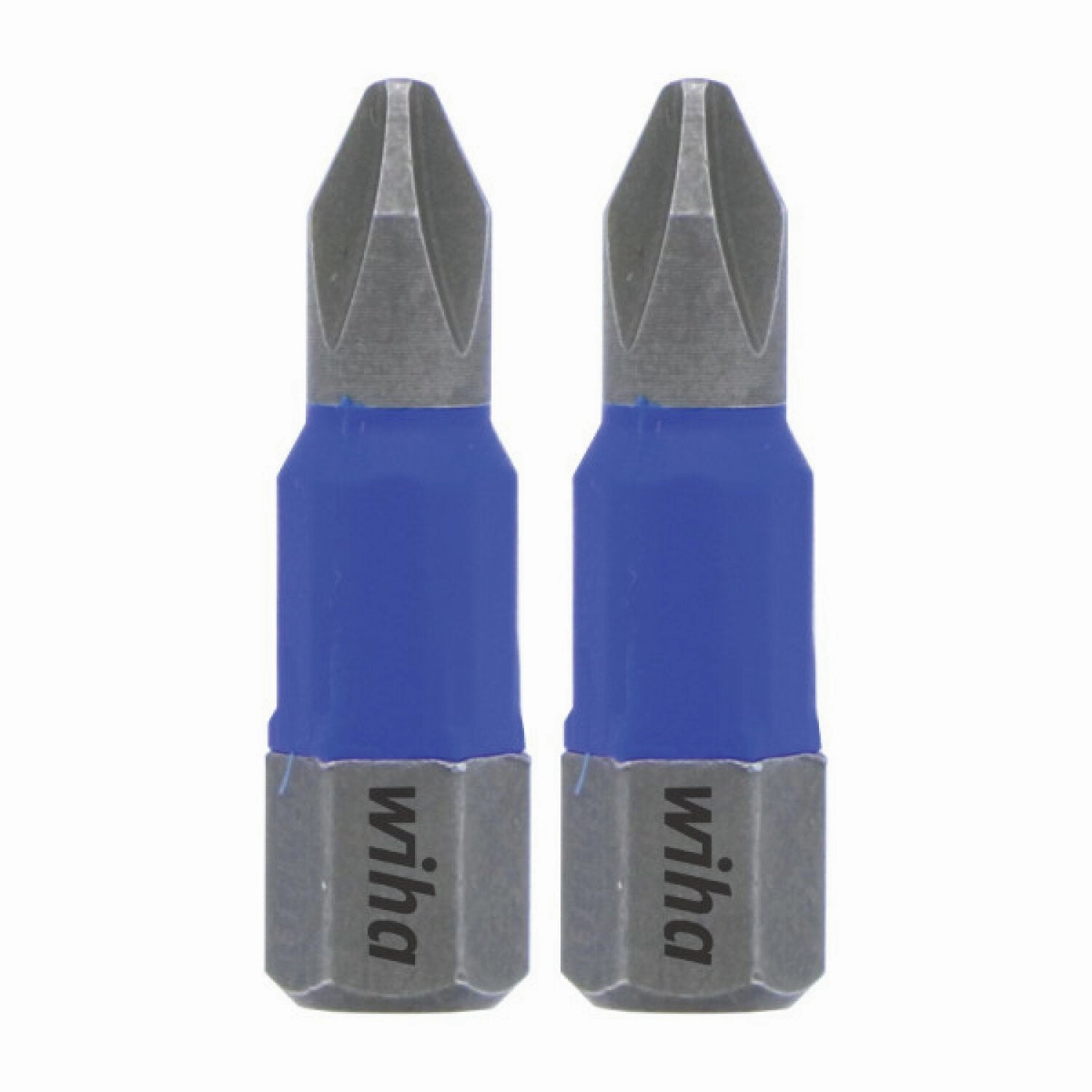 Wiha Tools 70002 TerminatorBlue Impact Bit Phillips #2 - 1 Inch - 2 Pack