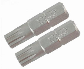 Wiha Tools 70144 Triple Square XZN Insert Bits, M4 x 25 mm, 2 Pk.