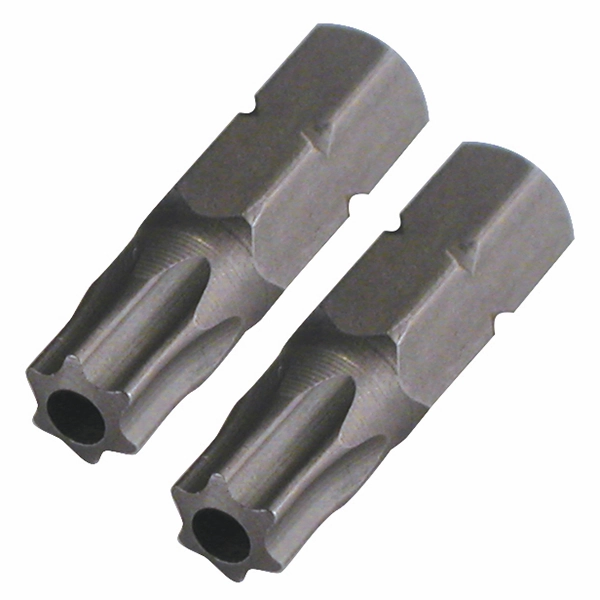 Wiha Tools 70152 T9s x 25mm Security TORX Insert Bit, 2 Pack