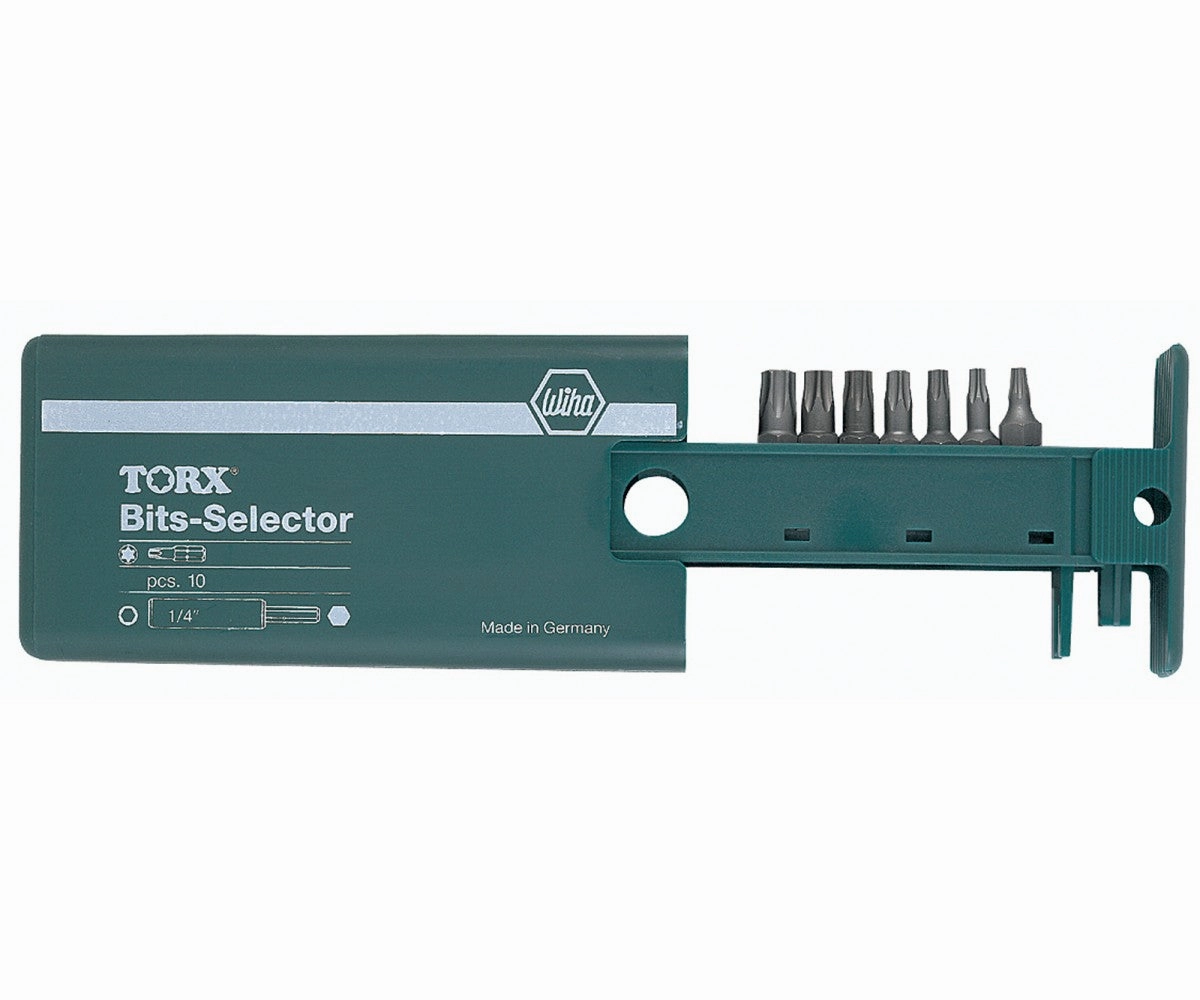 Wiha Tools 70190 Security TORX Bit Selector, T7s - T25s, 7 Pc.
