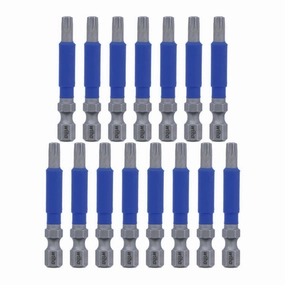 Wiha Tools 70260 TerminatorBlue Impact Bit Torx T25 - 2 Inch - 15 Pack