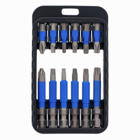 Wiha Tools 70288 TerminatorBlue Impact Driver Bit Set, 12 Pc.