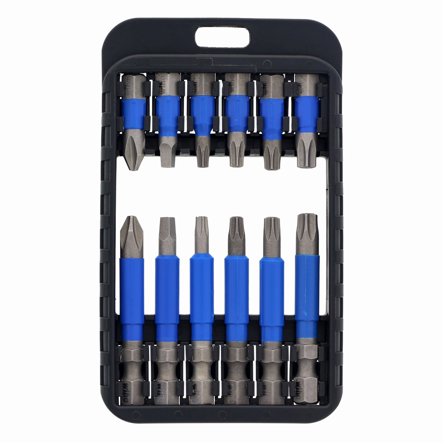 Wiha Tools 70288 TerminatorBlue Impact Driver Bit Set, 12 Pc.