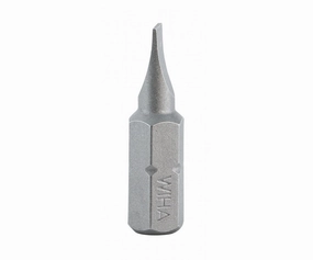 Wiha Tools 71001 4.5 x 25mm Slotted Insert Bit, 10 Pack