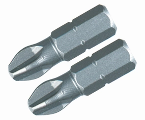 Wiha Tools 71151 #1 x 25mm Phillips Insert Bit, 2 Pack