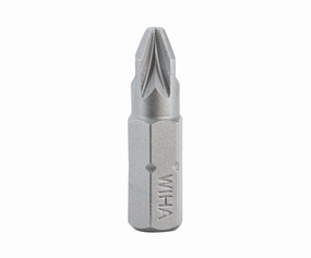 Wiha Tools 71202 2 x 25mm PoziDriv Insert Bit, 10 Pack