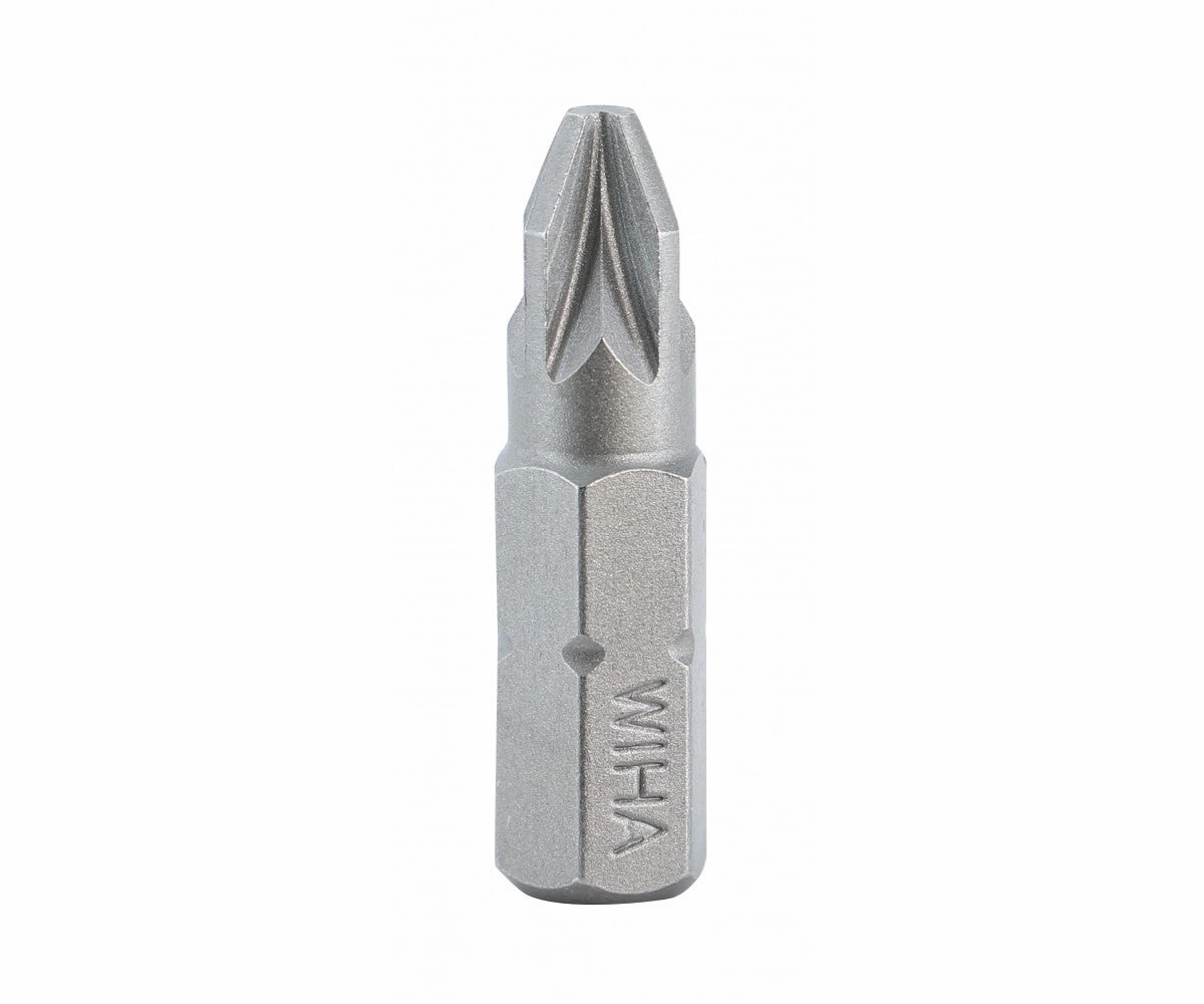 Wiha Tools 71202 2 x 25mm PoziDriv Insert Bit, 10 Pack