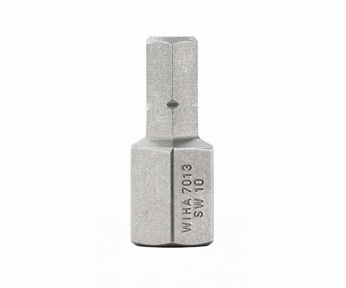 Wiha Tools 71324 Hex Metric Insert Bits, 10.0 mm x 25 mm, 10 Pk.