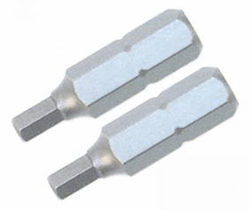 Wiha Tools 71363 Hex Inch Insert Bits, 7/64" x 25 mm, 2 Pk.