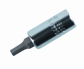 Wiha Tools 71376 Hex Inch Bit Socket, 1/4" Square Drive, 1/8"