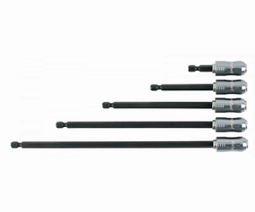 Wiha Tools 71474 Proturn Quick Release Magnetic Bit Holder Set, 1/4", 5 Pc.