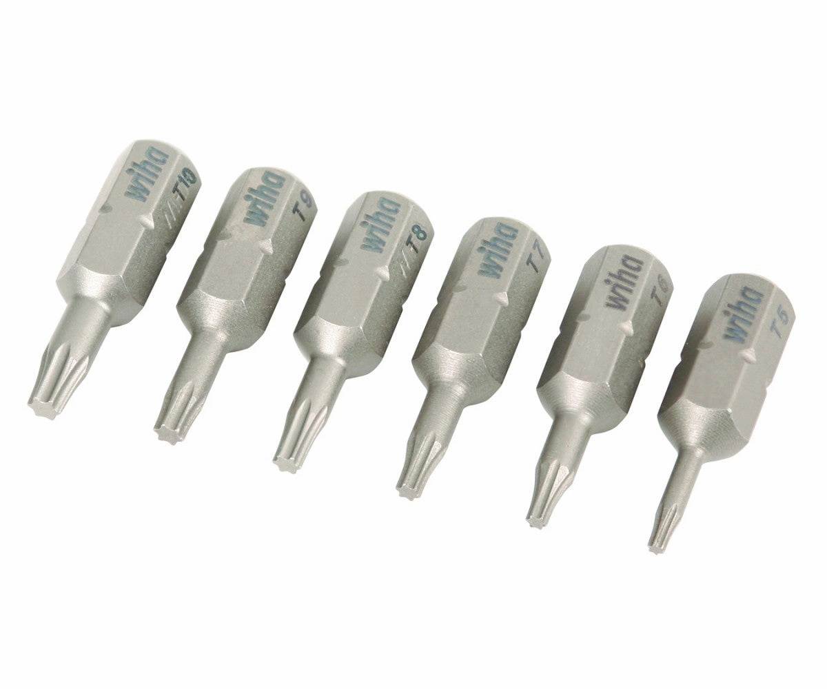 Wiha Tools 71570 Torx Insert Bit T5 - T10 6 Pack