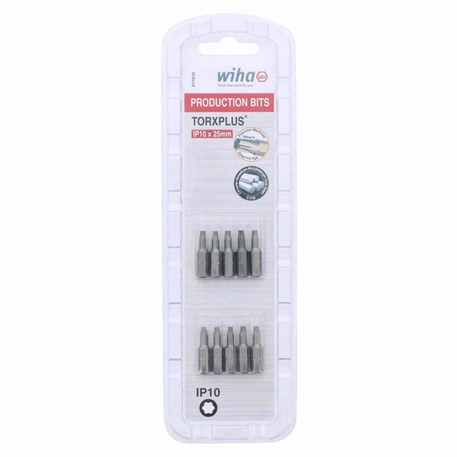 Wiha Tools 71610 IP10 x 25mm TORX Plus Insert Bit
